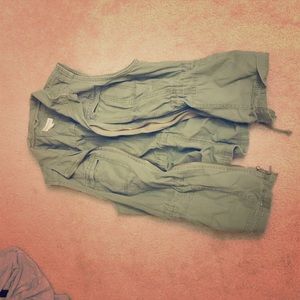 Army green jacket vest!